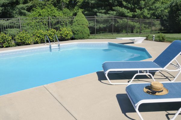 Poolside Concrete Installation in Turlock