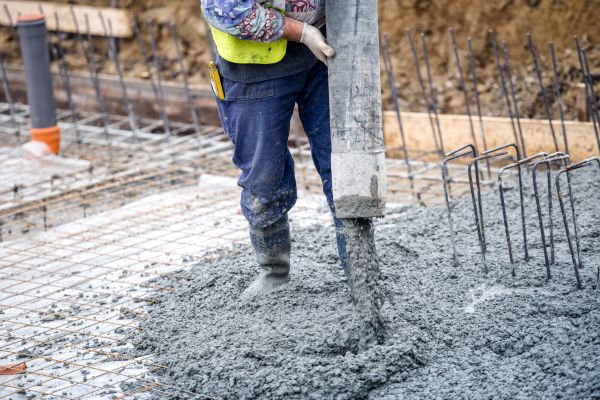Cabin Foundation Pouring in Turlock