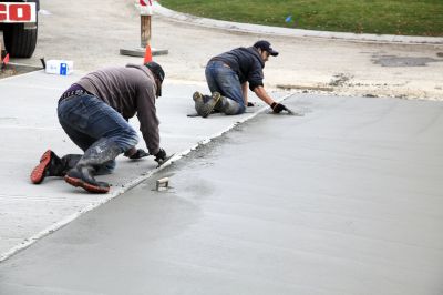 Driveway Concrete Pouring