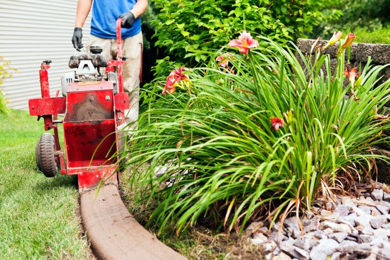 Flowerbed Edging Installation detail